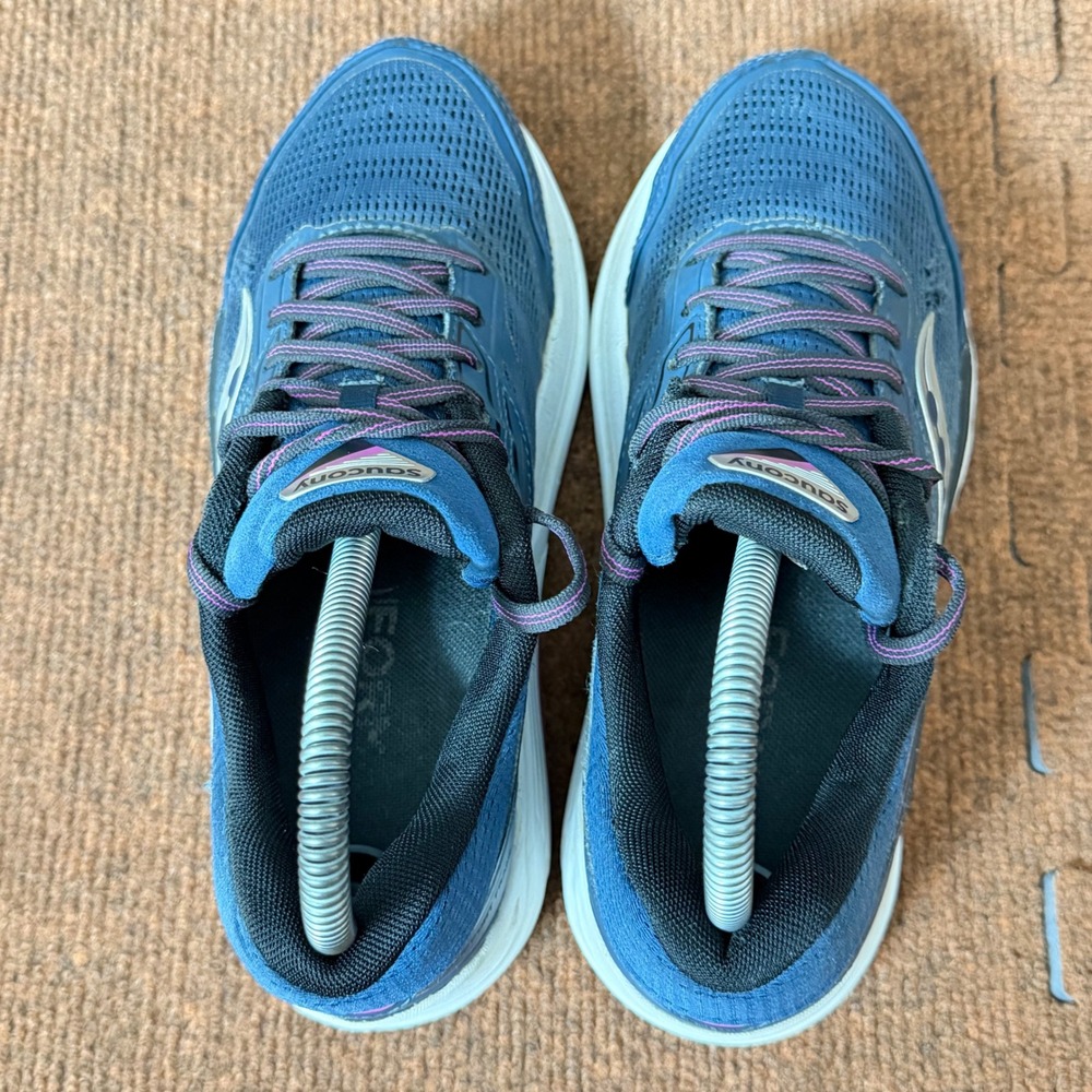 Saucony Cohesion 13 Womens Blue Pink Running gym fit Shoes S10574-31 Size 6.5 C+ - Picture 2 of 11